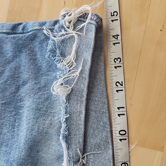 Abercrombie & Fitch The Dad Short High Rise Button Fly Womens 16 Festival Grunge - Picture 11 of 11